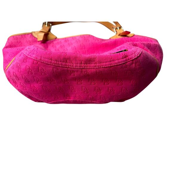 Dooney & Bourke Oversize Deep Pink Hobo Bag - Picture 5 of 16